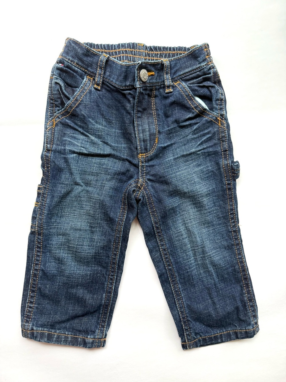 Tommy Hilfiger Classic Dark Blue Denim Kids' Carpenter Jeans